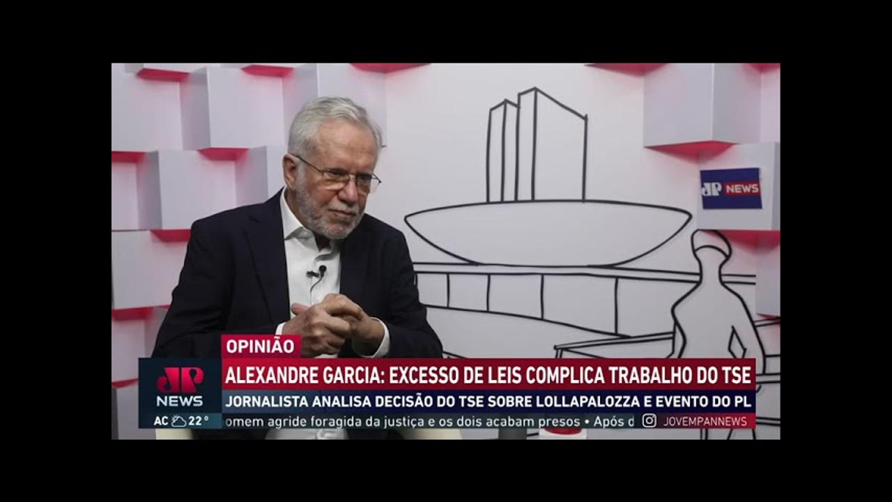 Alexandre Garcia: Excesso de leis complica trabalho do TSE