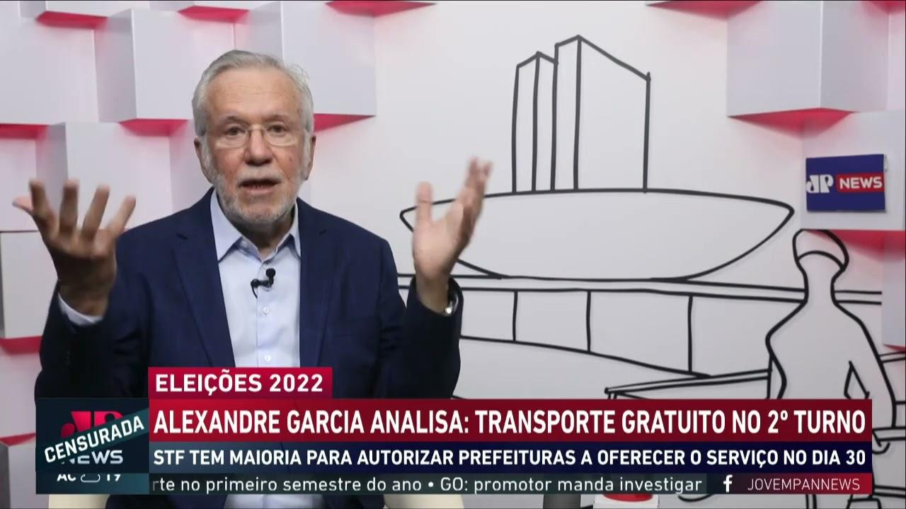 Alexandre Garcia analisa transporte gratuito no segundo turno das eleições