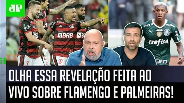 "Ó! ME CONTARAM que a direção do Flamengo TÁ LOUCA para que o Palmeiras..." OLHA essa REVELAÇÃO!