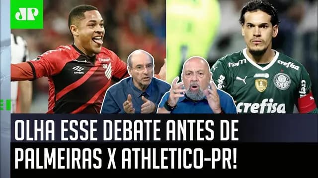 "Cara, se o Palmeiras GANHAR do Athletico-PR hoje, vai ser..." OLHA esse DEBATE ANTES do JOGÃO!