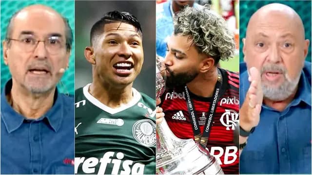 "Entre Palmeiras e Flamengo, o MELHOR TIME de 2022 foi o..." OLHA esse DEBATE!