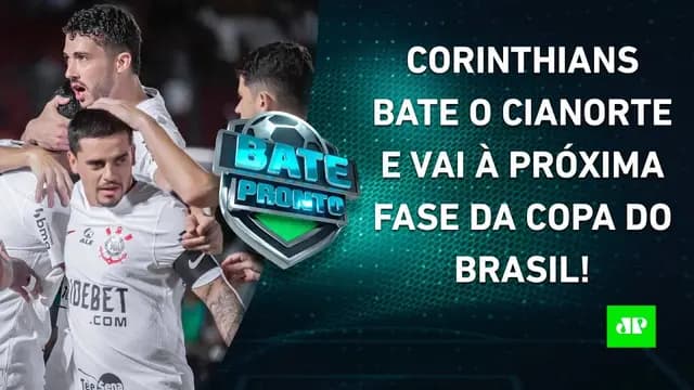 Corinthians VENCE FÁCIL e AVANÇA na Copa do Brasil; Tite DÁ BRONCA em Gabigol! | BATE PRONTO
