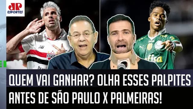 "Eu sei que VAI DAR POLÊMICA, mas, pra mim, o São Paulo contra o Palmeiras hoje vai..." OLHA ISSO!