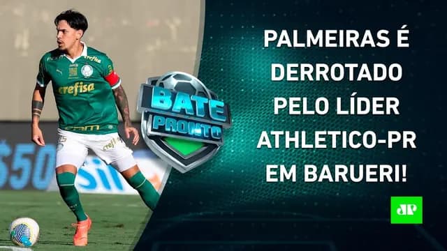 Palmeiras PERDE para o LÍDER Athletico-PR; Flamengo SE RECUPERA e BATE o Corinthians! | BATE-PRONTO