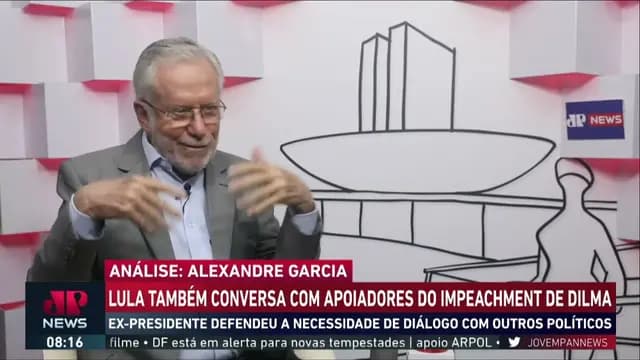 Alexandre Garcia: Lula conversa com apoiadores de impeachment de Dilma