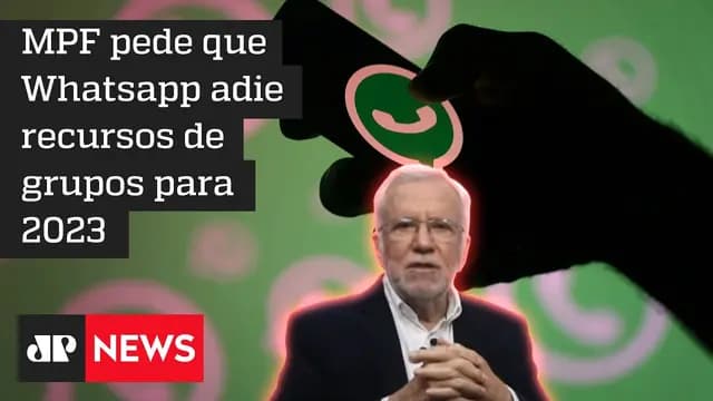 Alexandre Garcia: “Ninguém pode ser punido antes do crime no WhatsApp”