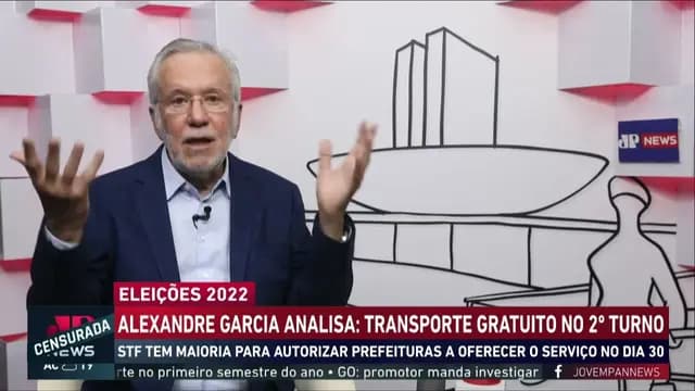 Alexandre Garcia analisa transporte gratuito no segundo turno das eleições