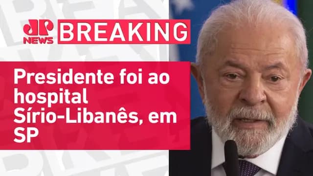 Lula vai passar por cirurgia do quadril neste ano | BREAKING NEWS