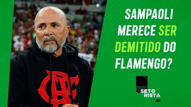 FICA OU SAI? Sampaoli é QUESTIONADO após VEXAME do Flamengo na Libertadores | PAPO DE SETORISTA