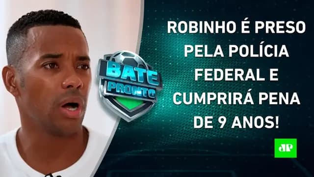 Robinho É PRESO pela PF; Seleção DESAFIA a Inglaterra AMANHÃ na ESTREIA de Dorival! | BATE-PRONTO