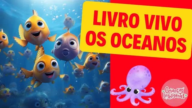 LIVRO VIVO OCEANOS - CRIANÇAS INTELIGENTES - JP KIDS
