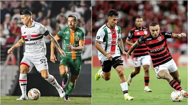 São Paulo SOFRE MUITO, mas VENCE o Cobresal; Flamengo GANHA do Palestino! | CANELADA