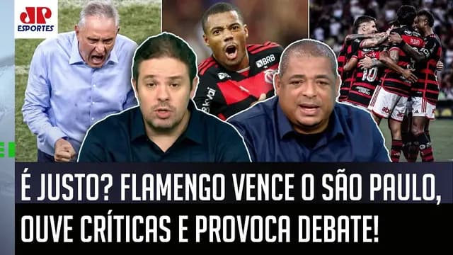 "QUE COISA MALUCA! Querem que o Flamengo FAÇA 4 a 0 em TODO MUNDO???" VEJA DEBATE após 2 a 1 no SPFC
