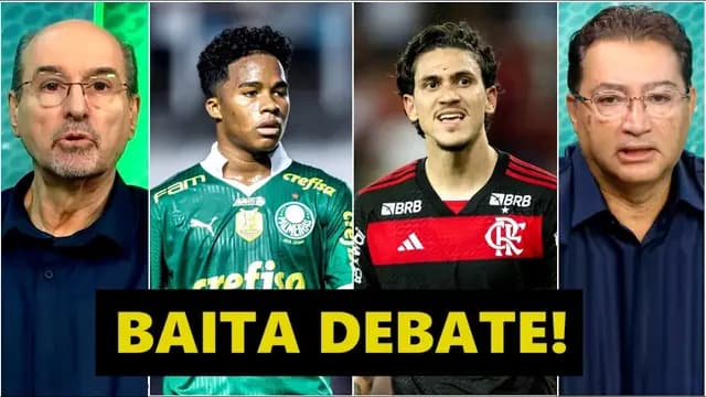 DIVERGIRAM! "SINCERAMENTE, eu acho que o Flamengo contra o Palmeiras vai..." OLHA ESSE DEBATE!