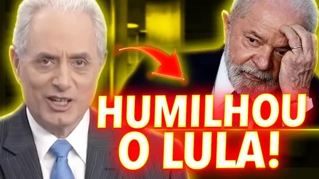 WILLIAM WAACK HUMILHOU O LULA E DESMASCAROU MENTIRAS DO LULA E DA ESQUERDA NA CNN!