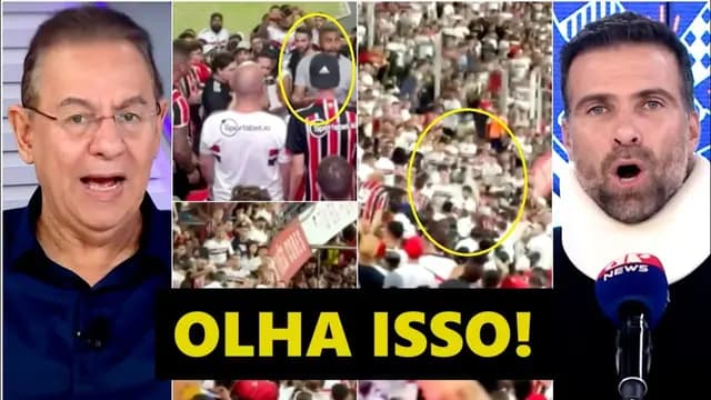 "ISSO É UMA PALHAÇADA, cara!" OLHA essa CENA RIDÍCULA em São Paulo x Palmeiras que DEU POLÊMICA!