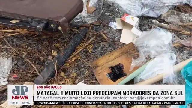 Matagal e muito lixo preocupam moradores da Zona Sul | SOS SP