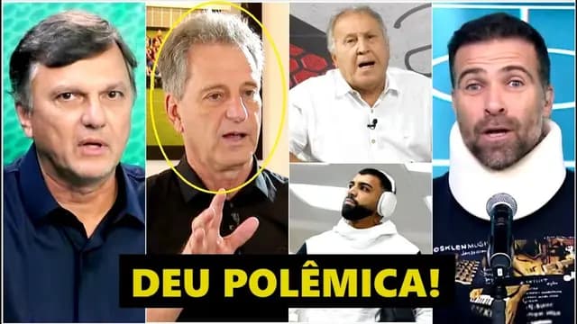 "NÃO SE FALA UM NEGÓCIO DESSES! O Landim..." Declaração sobre Zico e Gabigol no Flamengo dá POLÊMICA