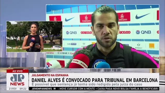 Daniel Alves é convocado para Tribunal em Barcelona